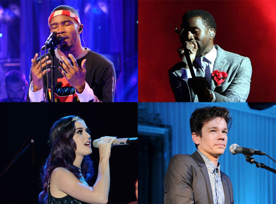 Frank Ocean, Kayne West, Katy Perry, Fun. Frank Ocean, Kayne West, Katy Perry, Fun.